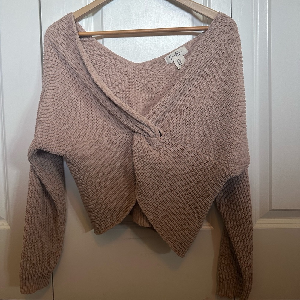 medium pink jessica simpson sweater, worn a few times